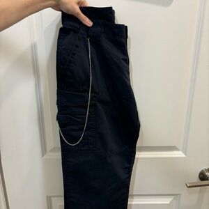 Upcycled Black Cargo Pants